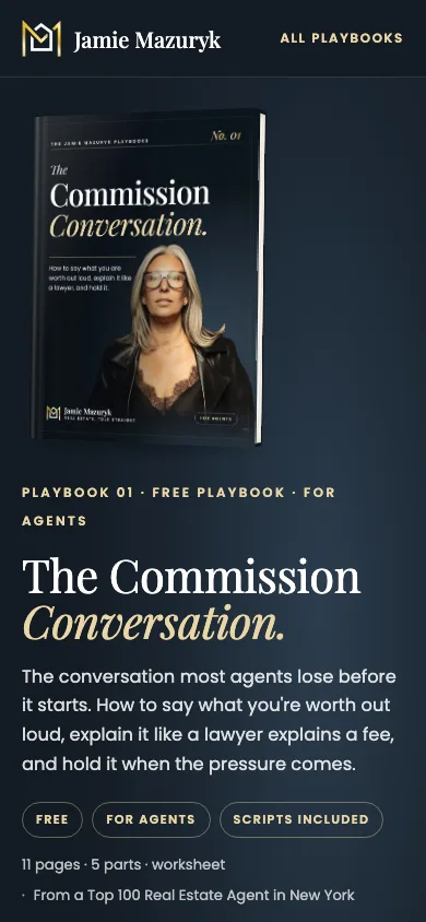 A playbook page on a phone